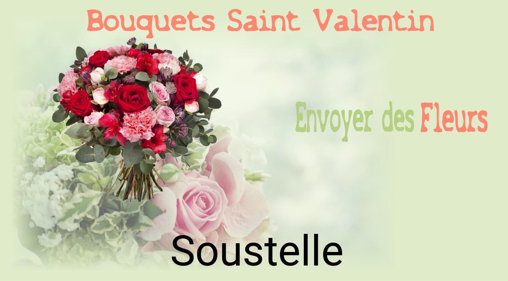 Roses de Saint-Valentin livrées à Soustelle
